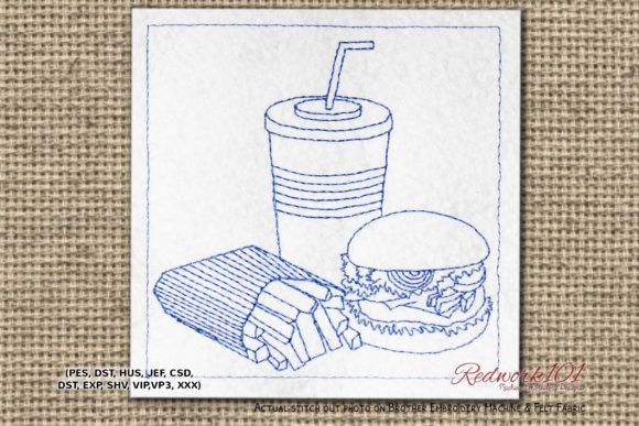 Burger with Fries Redwork: A Designer's Seasonal Review