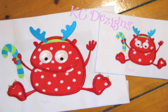 Christmas Monster 02: A Designerβs Take on Playful Gift Embroidery