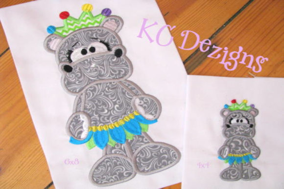 Cute Hippo Embroidery Design Review for Boutique Sweatshirts