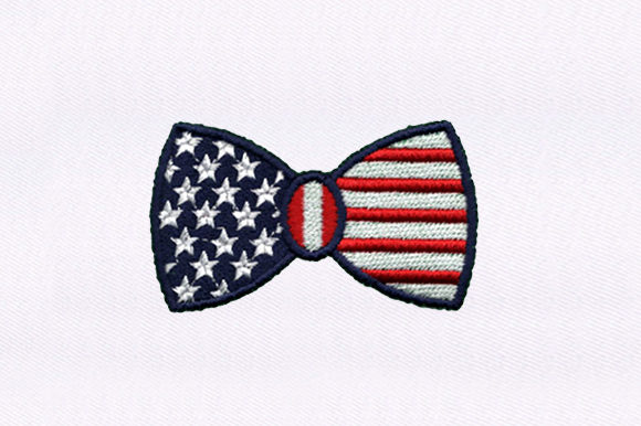 Flag Bowtie Review: Real Talk on a Patriotic Embroidery Design