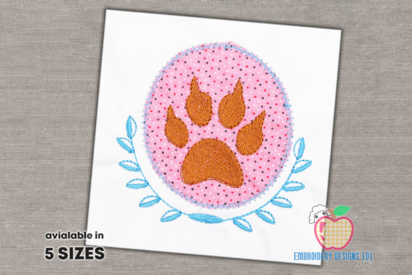Foot Print of the Dog Applique: A Designer's Review