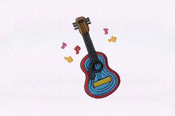 Guitar Embroidery Design Review for Personalized Gifts
