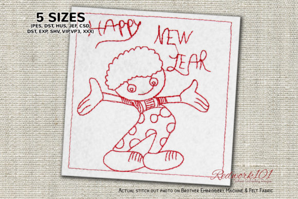 Happy Boy Welcoming New Year