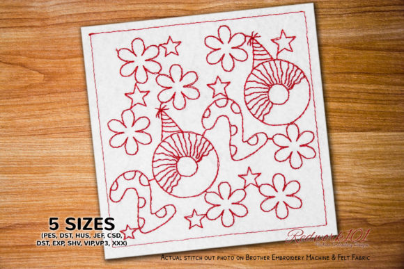 New Year Design with Blossom Flower Review
