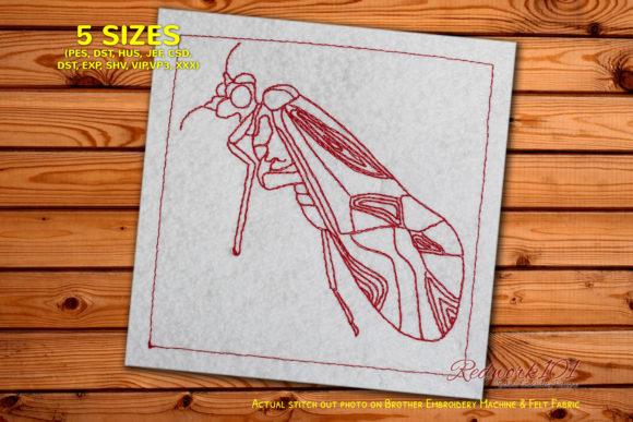 Psocoptera Redwork